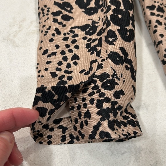 J. Crew Going-Out Blazer in Leopard Print Linen Blend Preppy Academia Size 6 NWT - Picture 10 of 16